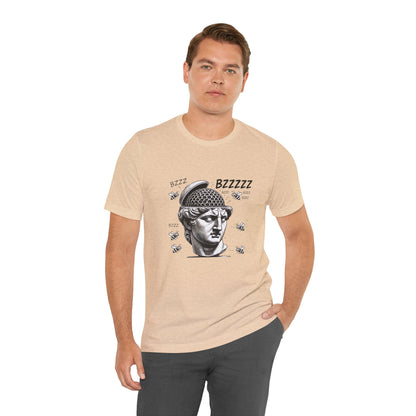 Hive Mind T-Shirt – Surreal Bee Group Think Parody Tee