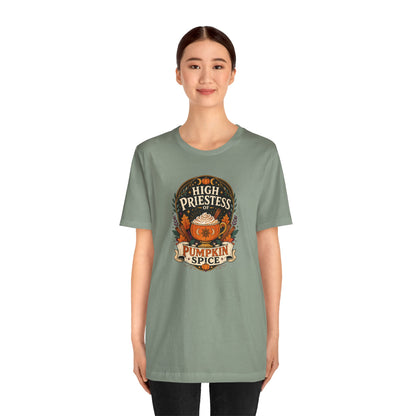 High Priestess of Pumpkin Spice T-Shirt – Funny Fall Tee