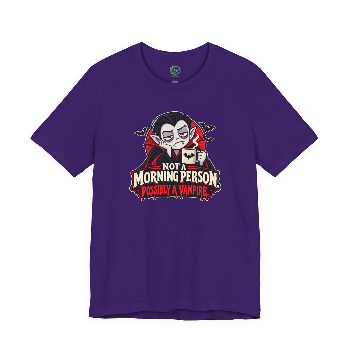 Not a Morning Person Possibly a Vampire T-Shirt – Funny Halloween Tee