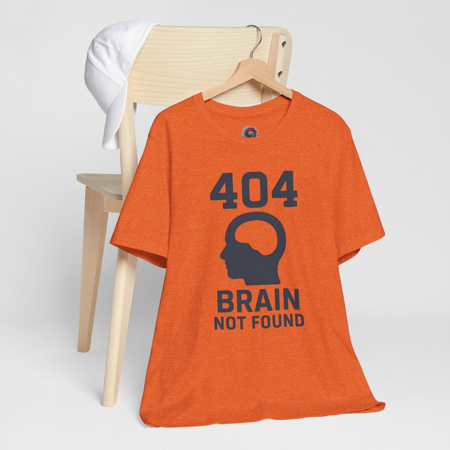 404 Brain Not Found T-Shirt – Techie Humor for Nerds & Geeks