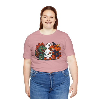 Halloween Dino Squad T-Shirt – Funny Trick-or-Treat Dinosaur Tee