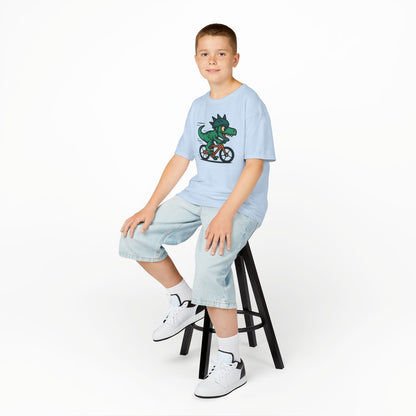Kids Velociraptor Bike T-Shirt – Funny Dino Velo Tee