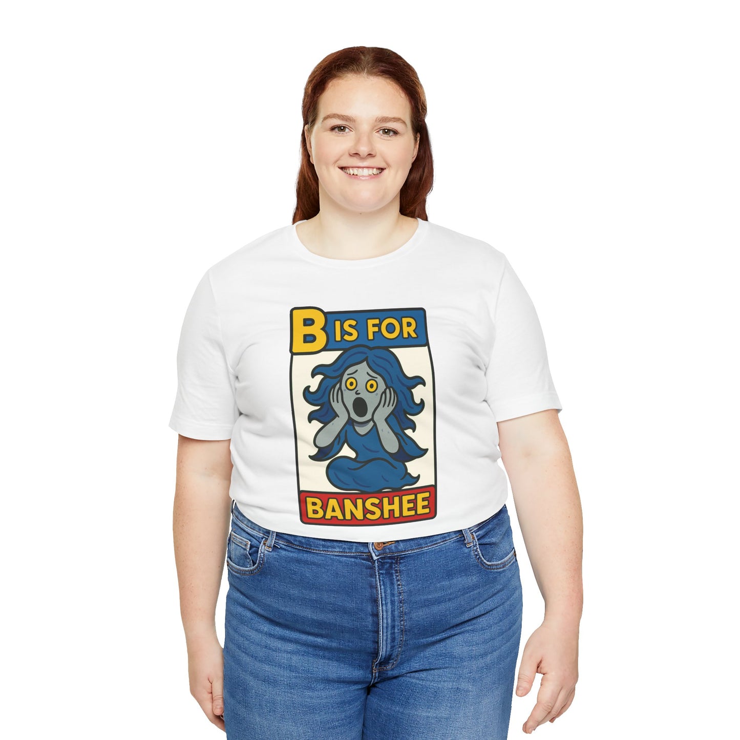B is for Banshee T-Shirt – Funny Halloween Legend Alphabet Tee