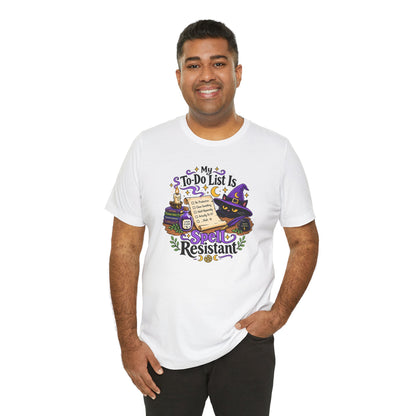 My To-Do List Is Spell Resistant T-Shirt – Funny Witchy ADHD Tee