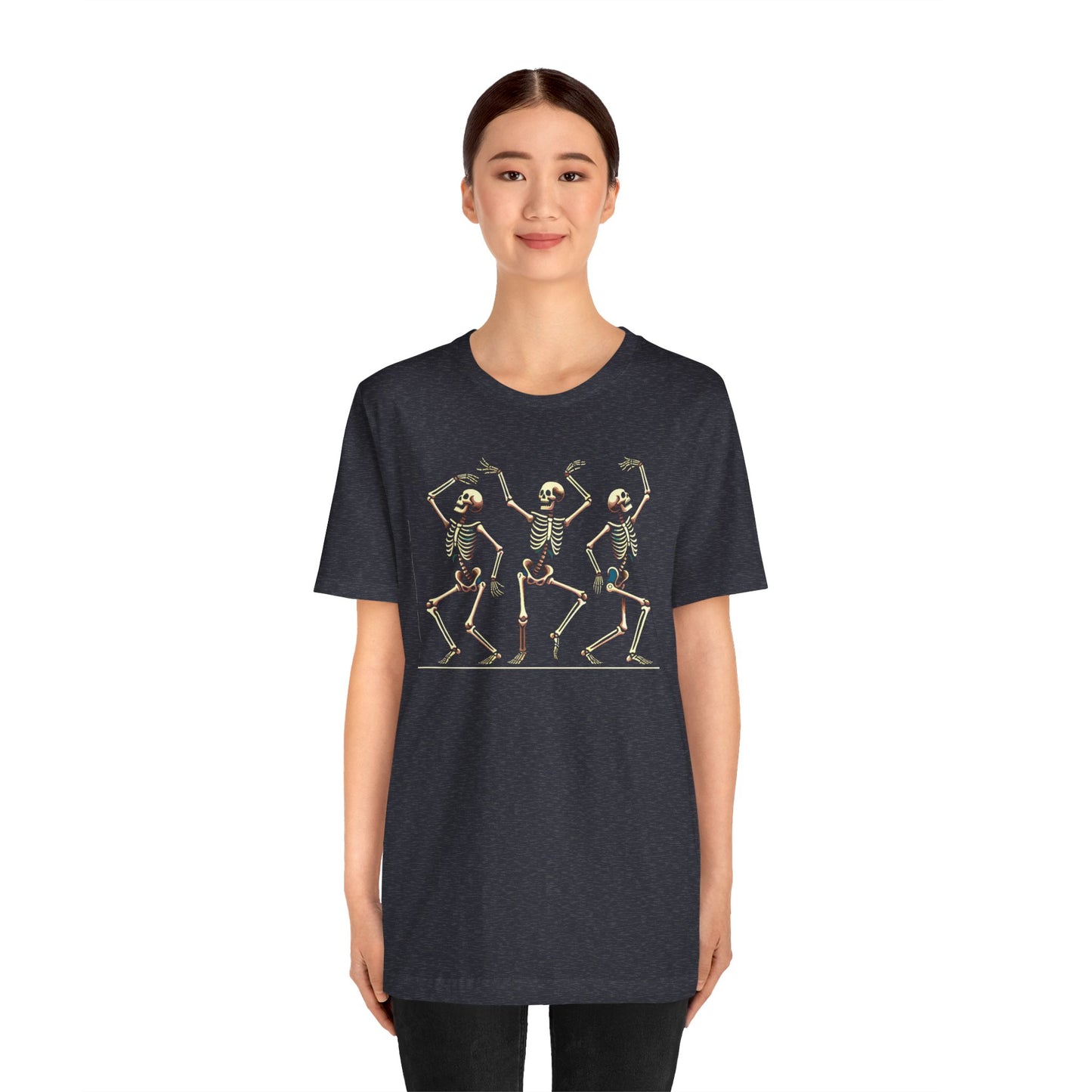 Dancing Skeleton T-Shirt – Funny Halloween Skeleton Shirt for Spooky Season