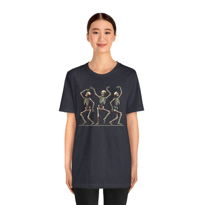 Dancing Skeleton T-Shirt – Funny Halloween Skeleton Shirt for Spooky Season