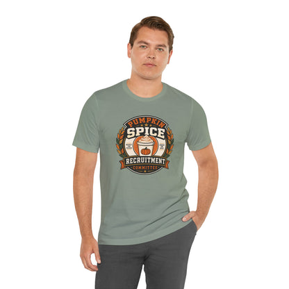 Pumpkin Spice Recruitment Committee T-Shirt – Funny Fall Tee