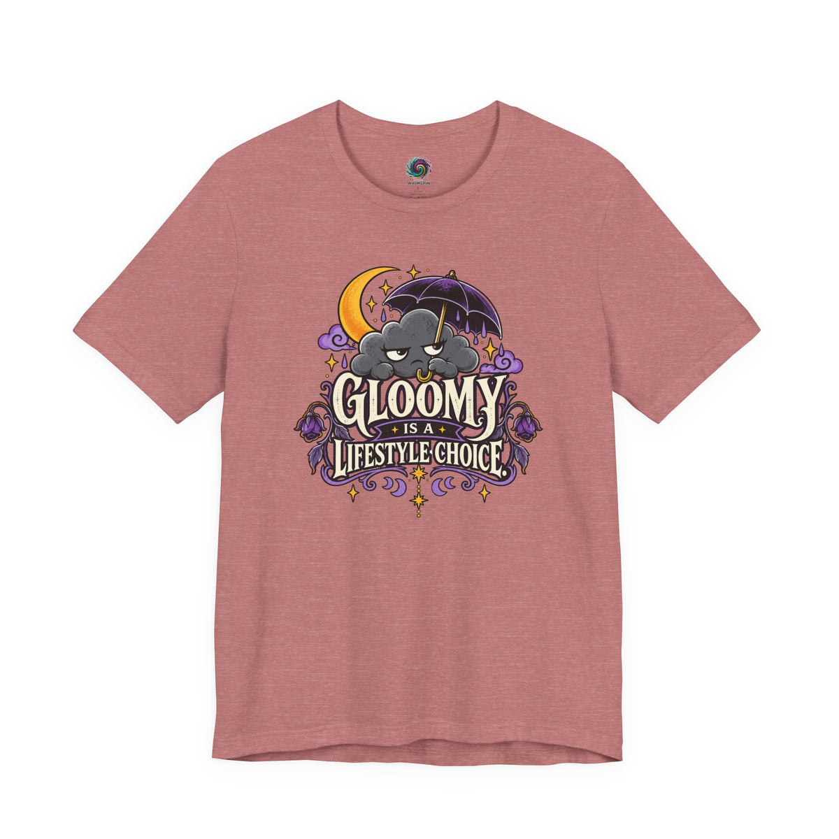 Gloomy Is a Lifestyle Choice T-Shirt – Funny Goth Halloween Tee