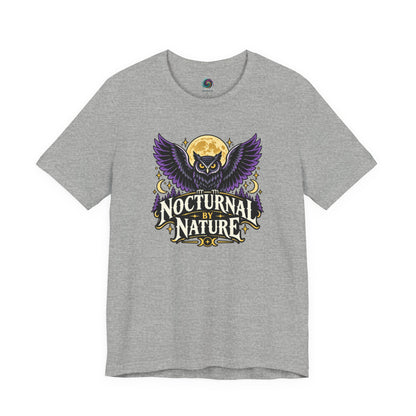 Nocturnal by Nature T-Shirt – Moonlit Owl Graphic Tee