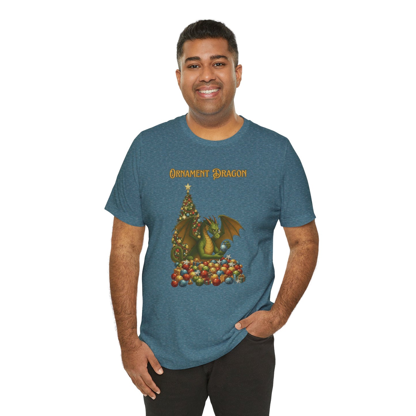 Ornament Dragon T-Shirt – Christmas Dragon Tee for Ornament Lovers