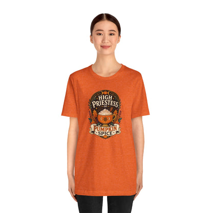 High Priestess of Pumpkin Spice T-Shirt – Funny Fall Tee