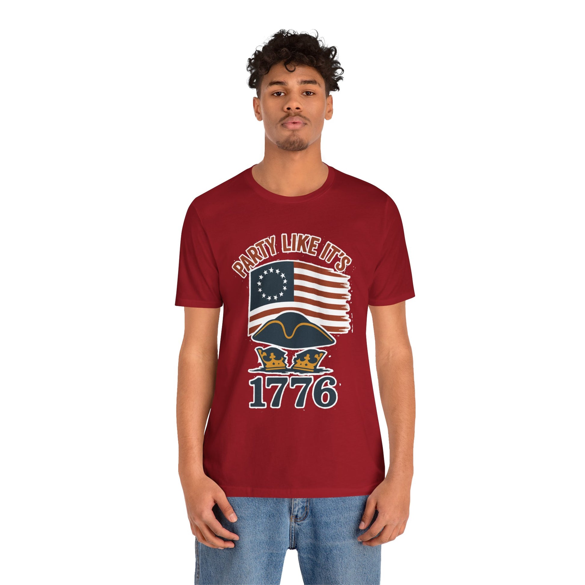 Party Like It’s 1776 T-Shirt – Revolutionary Spirit USA Tee - WhimSpin - https://whimspin.com