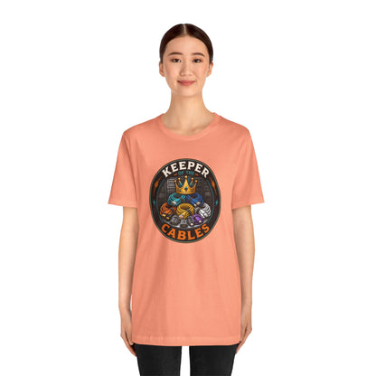 Keeper of the Cables T-Shirt – Funny Tech Dad Cable Tee