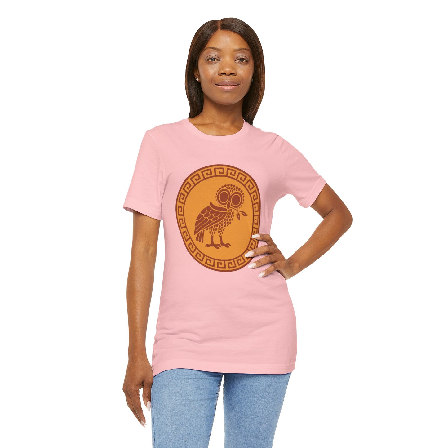 Athena’s Owl T-Shirt – Greek Mythology Bird Tee