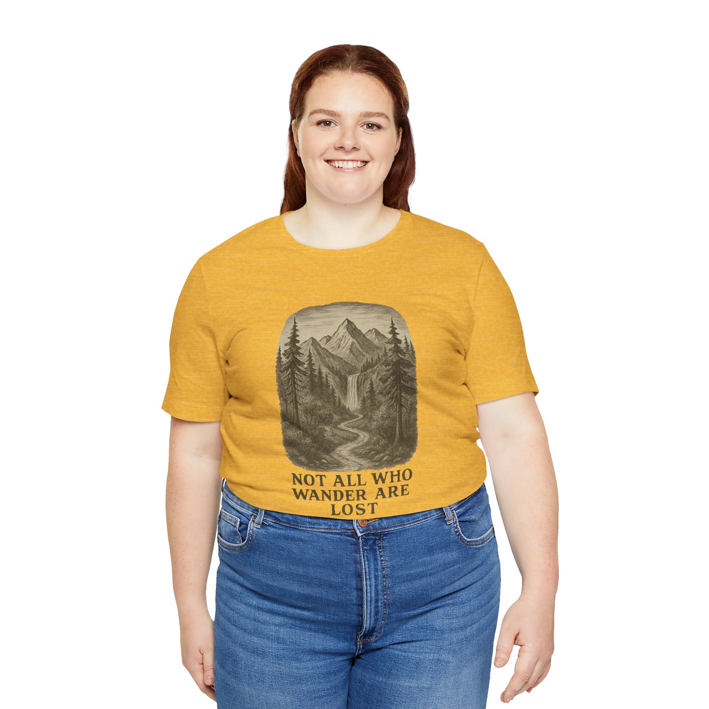 Not All Who Wander Are Lost T-Shirt – Tolkien Travel Tee for Nature Lovers
