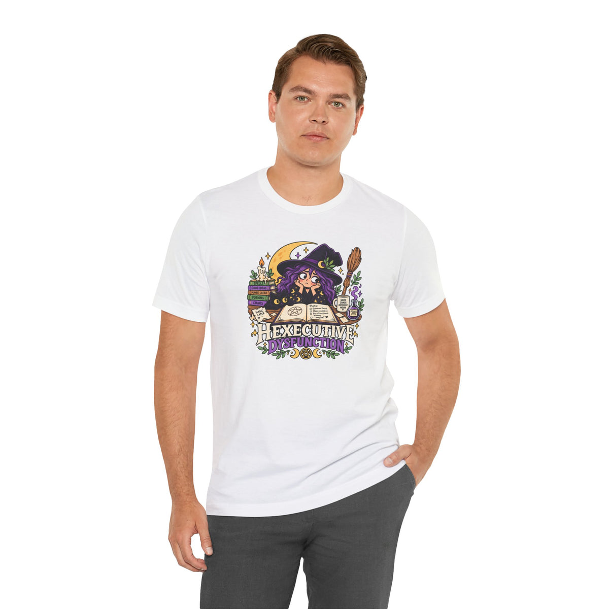 Hexecutive Dysfunction T-Shirt - Funny Witchy ADHD Humor Tee