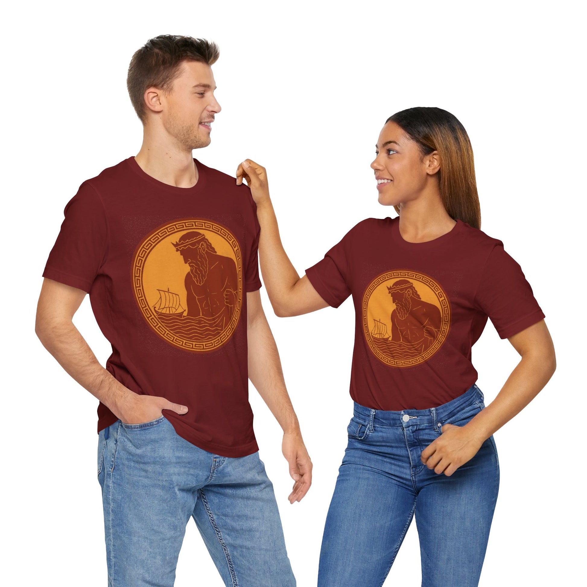 Poseidon Epic T-Shirt – Greek Mythology Ocean God Tee - WhimSpin - https://whimspin.com