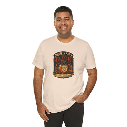 Pumpkin Spice Elixir T-Shirt – Funny Witchy Fall Coffee Tee