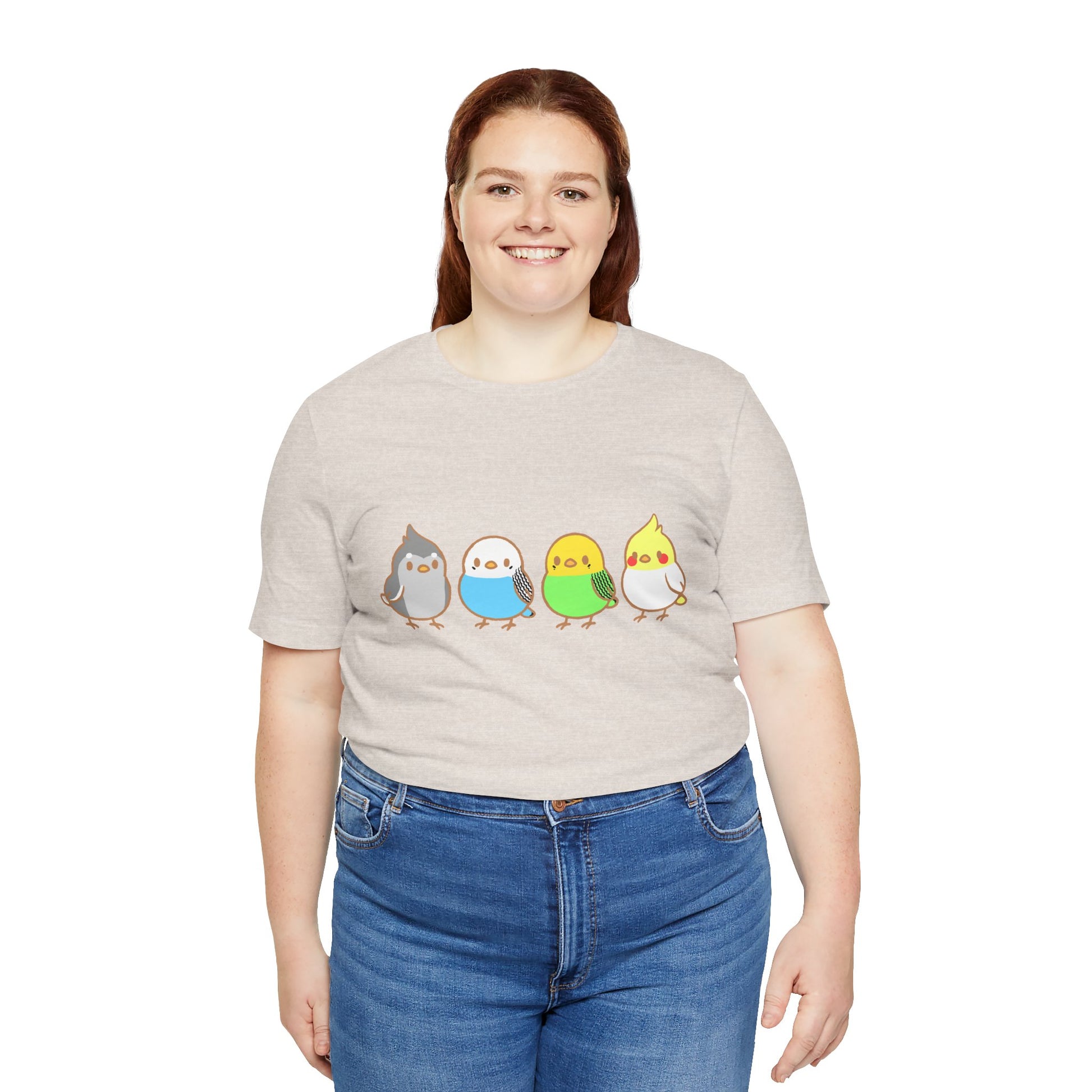 Chirpy Flock Bird T-Shirt – Cute Tee for Animal Lovers - WhimSpin - https://whimspin.com