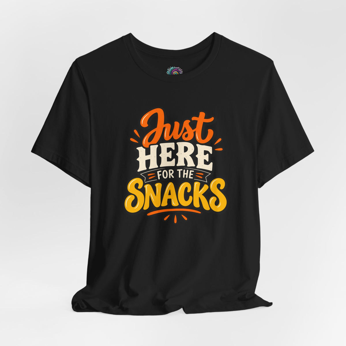 Just Here for the Snacks T-Shirt – Funny Halloween Foodie Tee