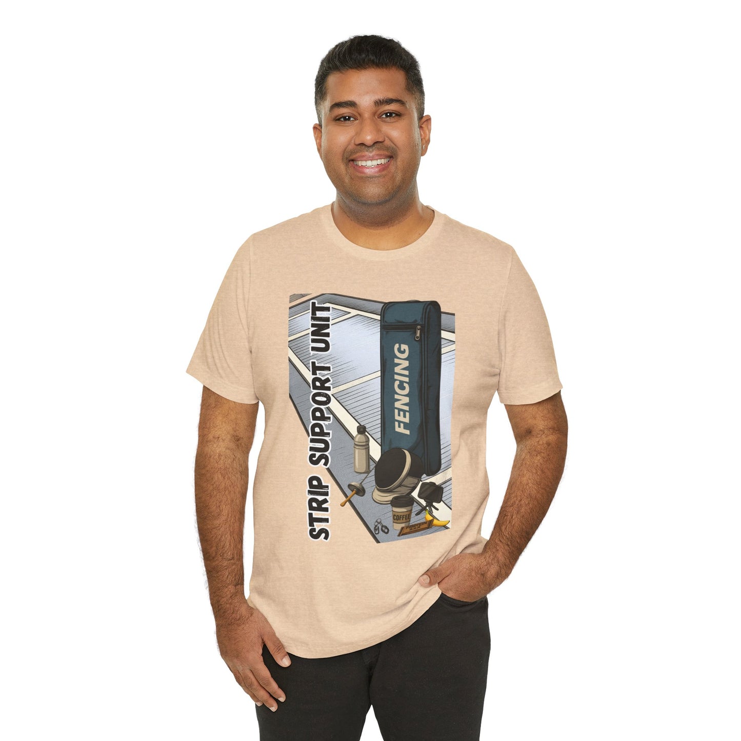 Strip Support Unit T-Shirt – Funny Fencing Parent Shirt for Tournament Days