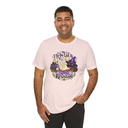 My To-Do List Is Spell Resistant T-Shirt – Funny Witchy ADHD Tee
