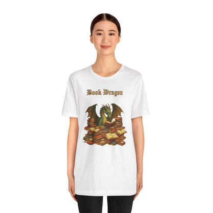 Book Dragon T-Shirt – Funny Book Lover Shirt & Gifts for Readers