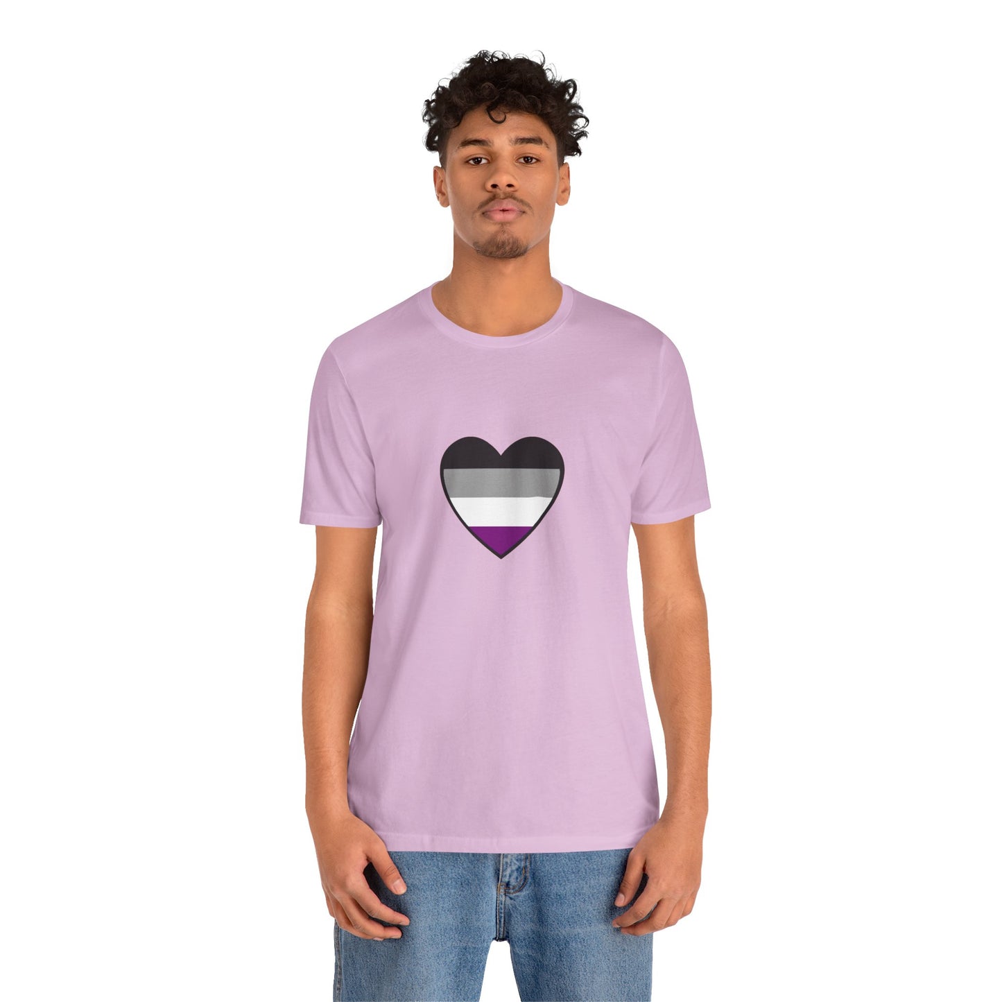 Asexual Pride Flag Heart T-Shirt – Ace Flag LGBTQ+ Graphic Tee