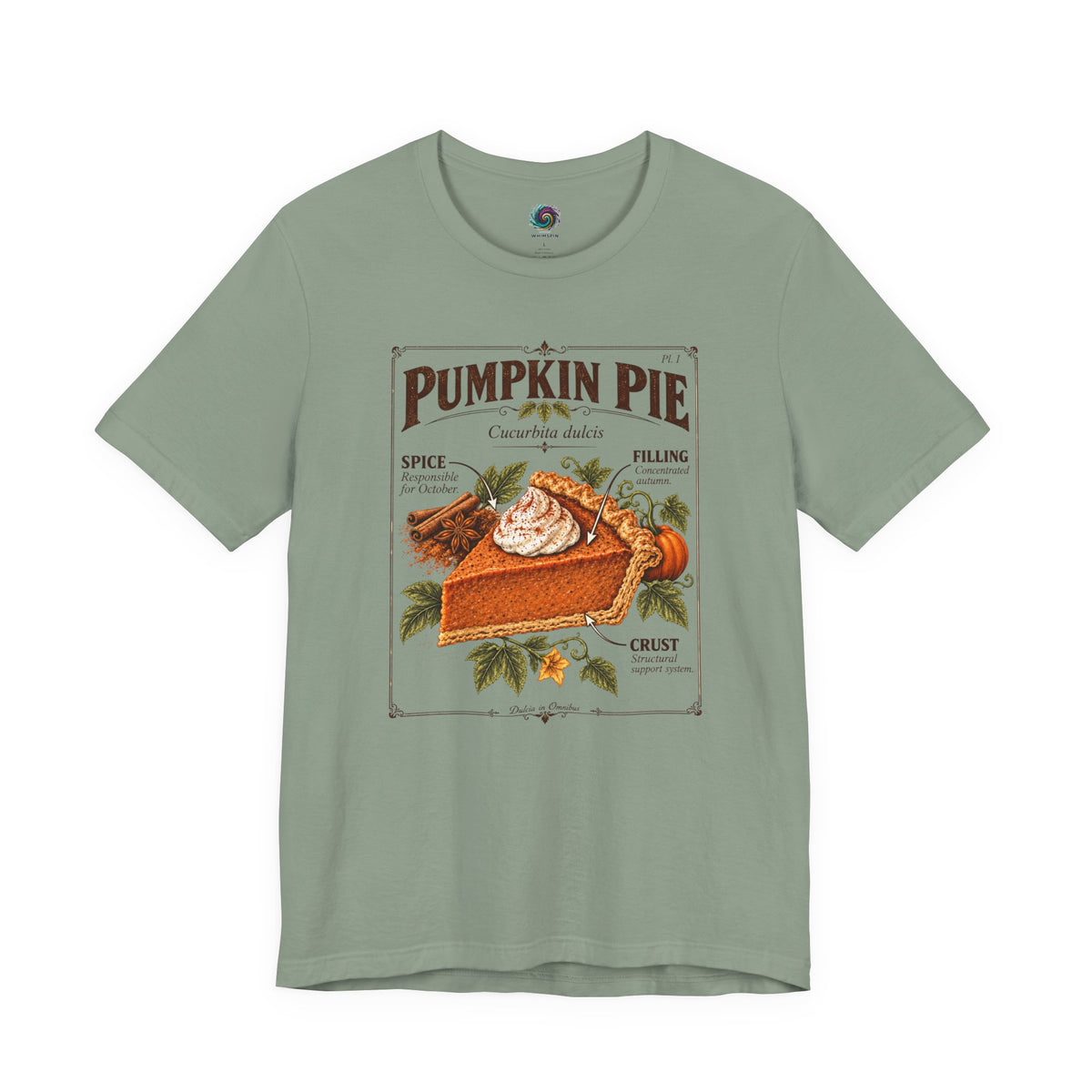 Pumpkin Pie Anatomy T-Shirt – Vintage Thanksgiving Fall Tee