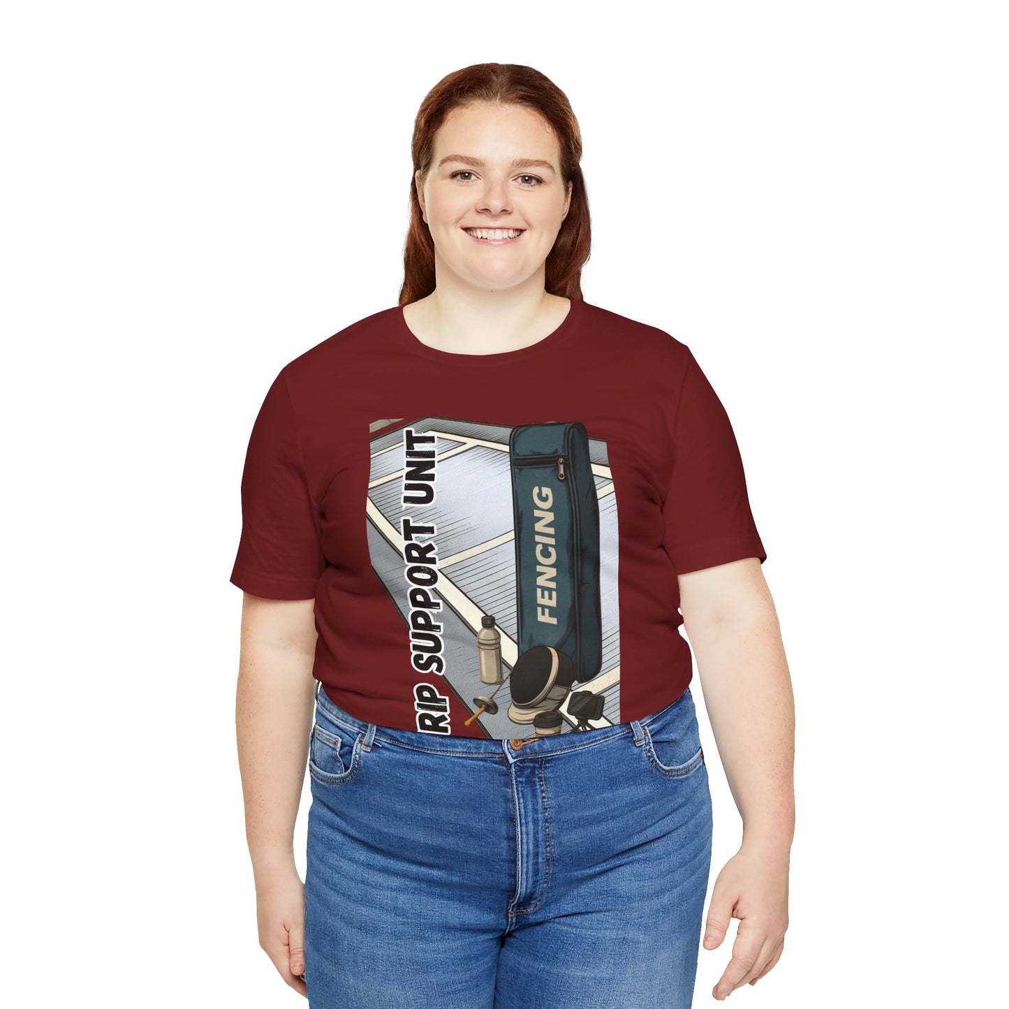 Strip Support Unit T-Shirt – Funny Fencing Parent Shirt for Tournament Days