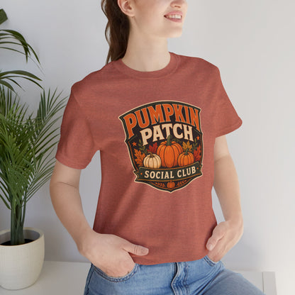 Pumpkin Patch Social Club T-Shirt – Fall Pumpkin Tee