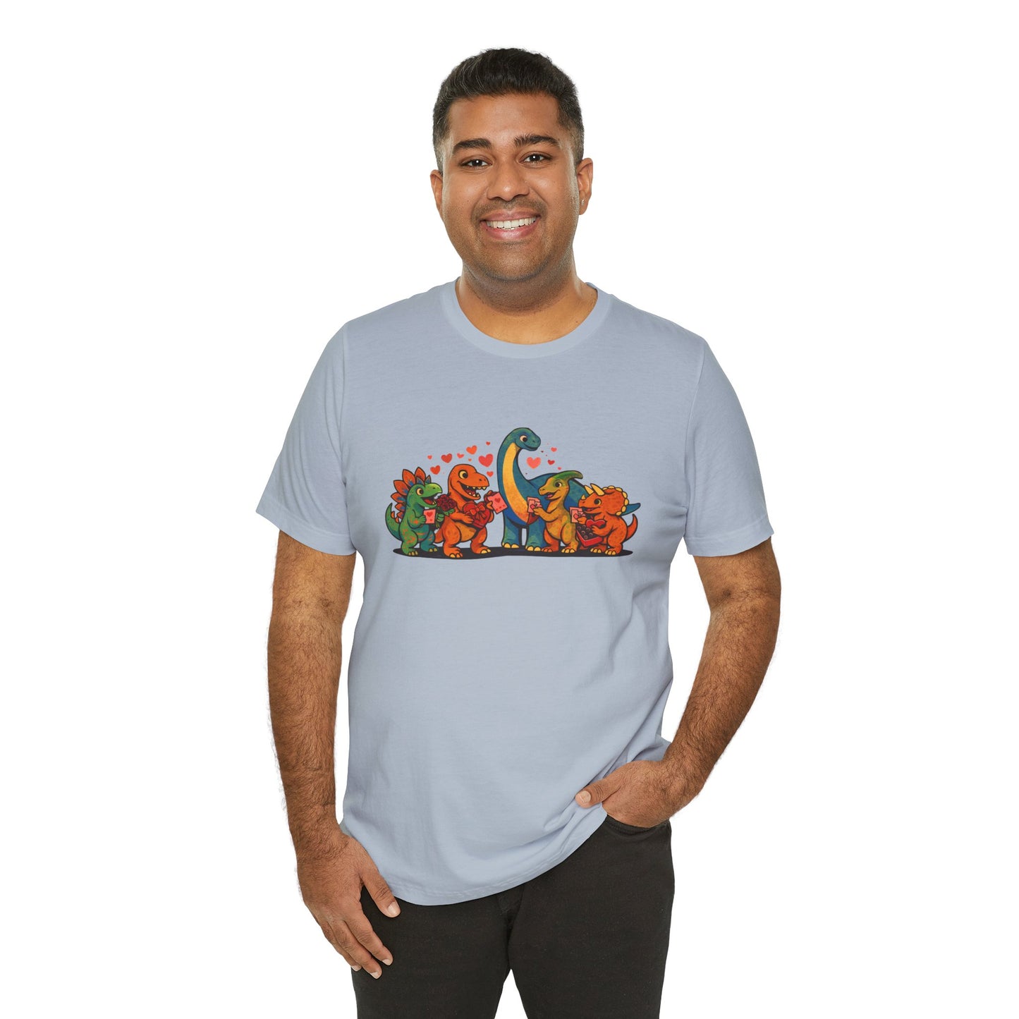 Dinosaur Valentines T-Shirt – Cute Dino Valentine’s Day Tee