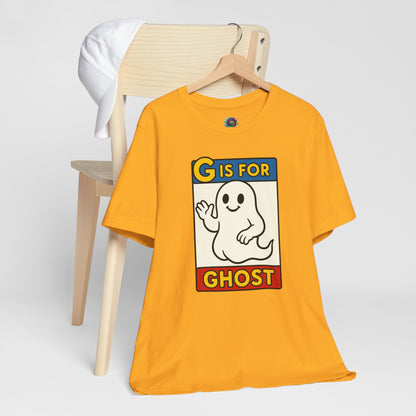 G Is for Ghost Shirt – Funny Monster Alphabet Halloween Tee