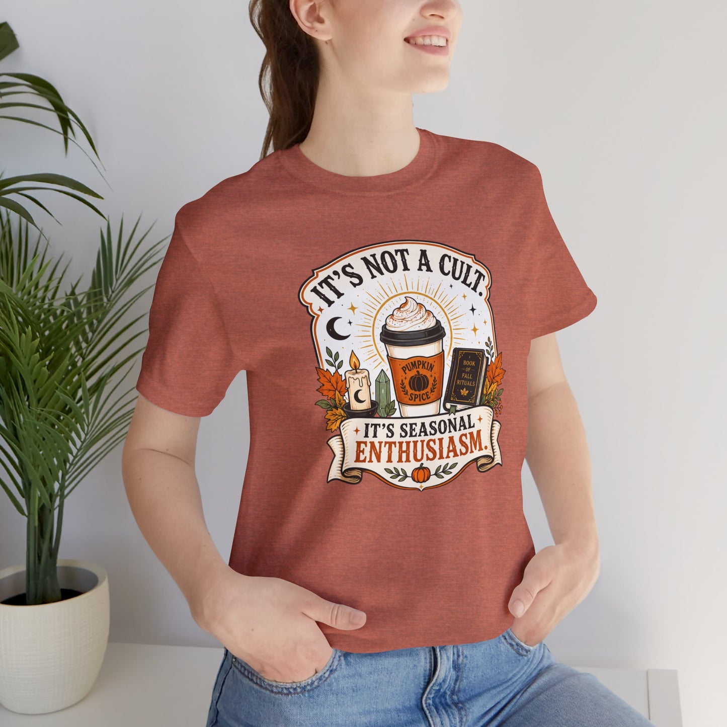 It’s Not a Cult Pumpkin Spice T-Shirt – Funny Fall Tee