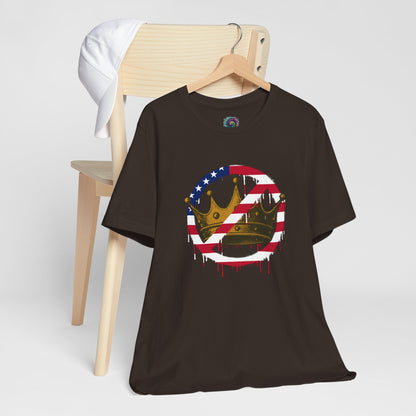 No Kings Protest T-Shirt – Anti-Authoritarian Democracy Graphic Tee