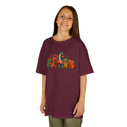Kids Dinosaur Valentines T-Shirt – Cute Valentine’s Day Dino Tee