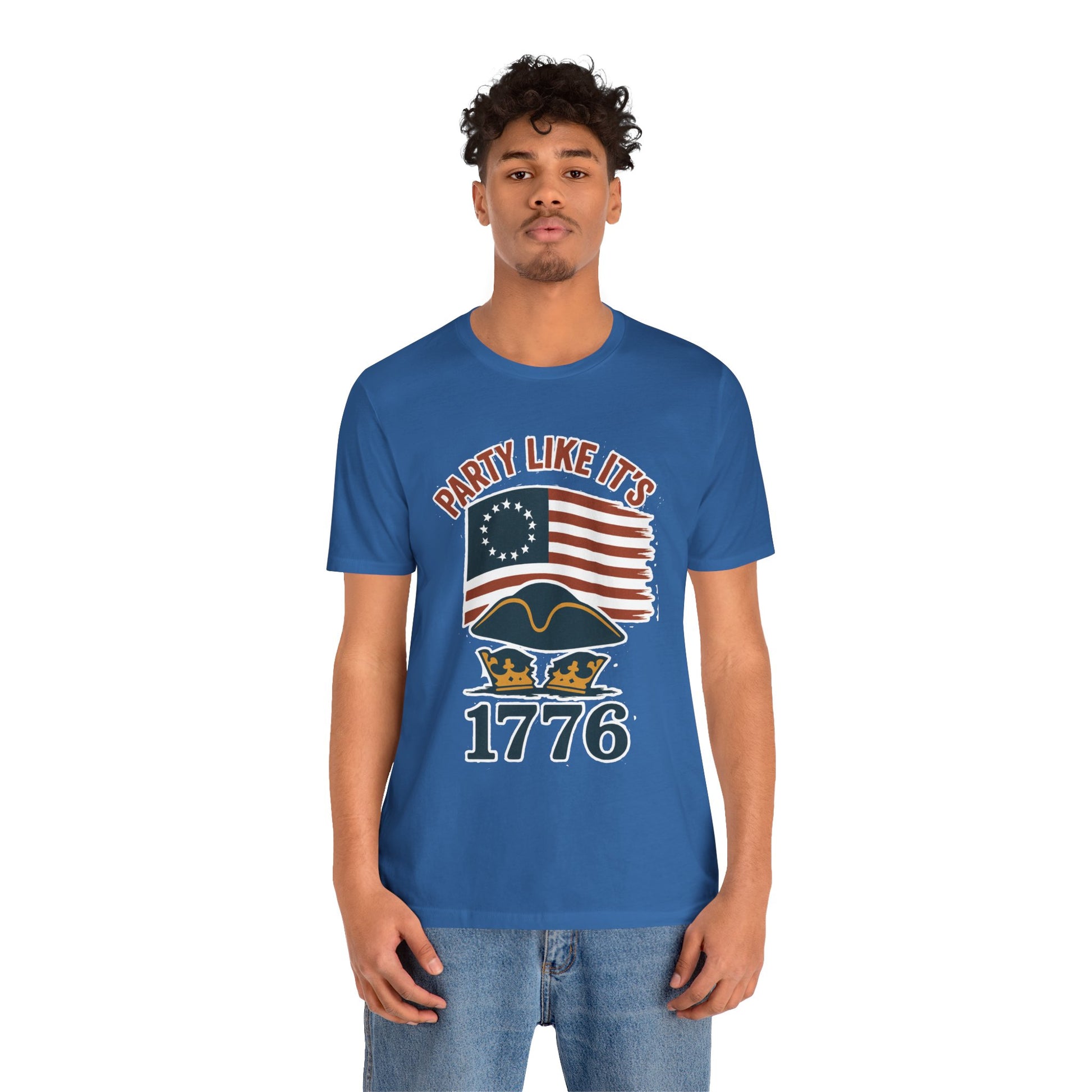 Party Like It’s 1776 T-Shirt – Revolutionary Spirit USA Tee - WhimSpin - https://whimspin.com