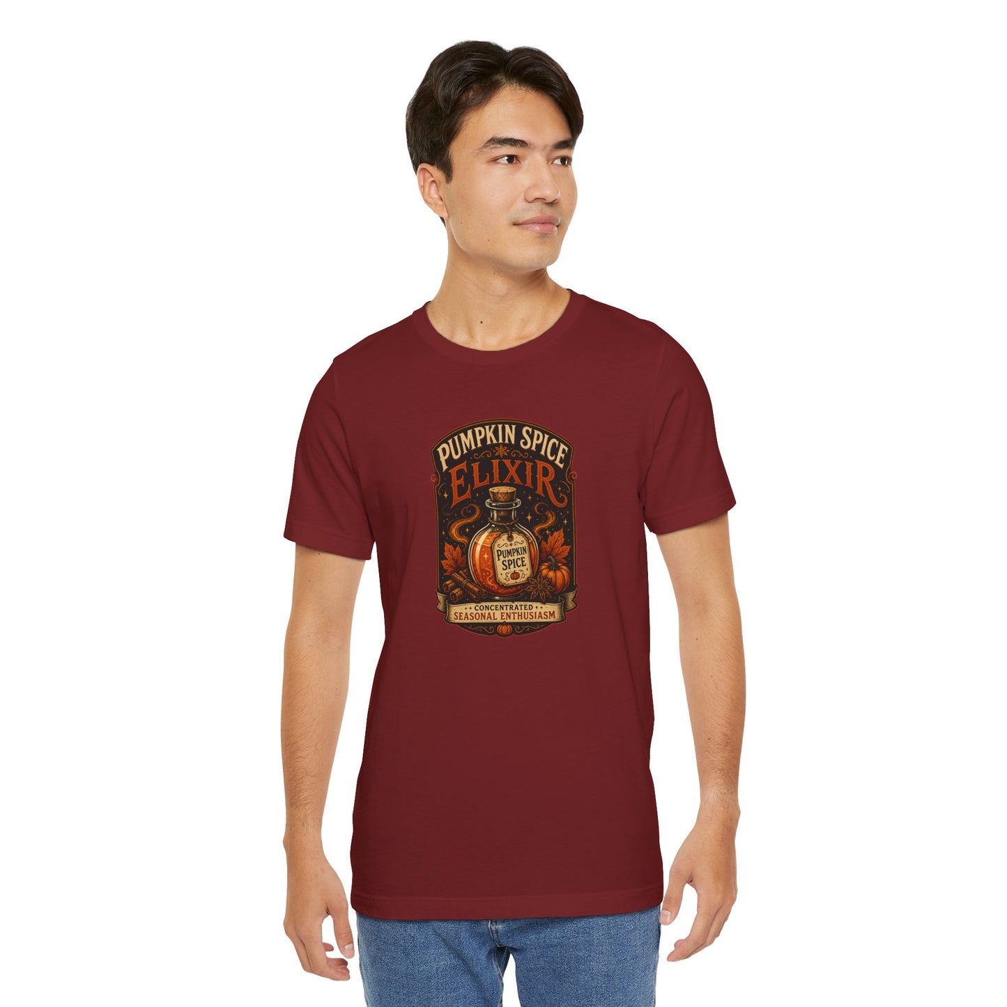 Pumpkin Spice Elixir T-Shirt – Funny Witchy Fall Coffee Tee