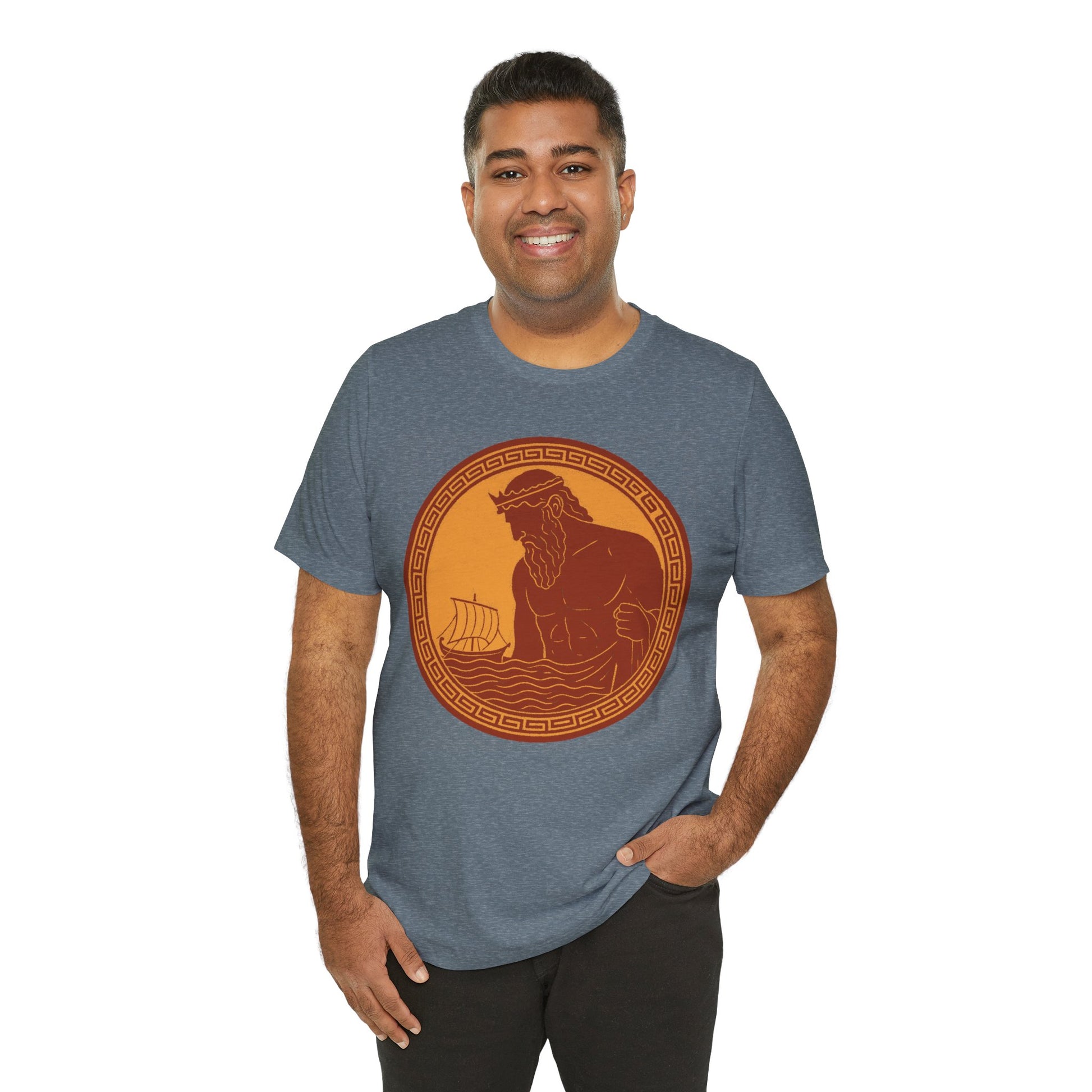 Poseidon Epic T-Shirt – Greek Mythology Ocean God Tee - WhimSpin - https://whimspin.com