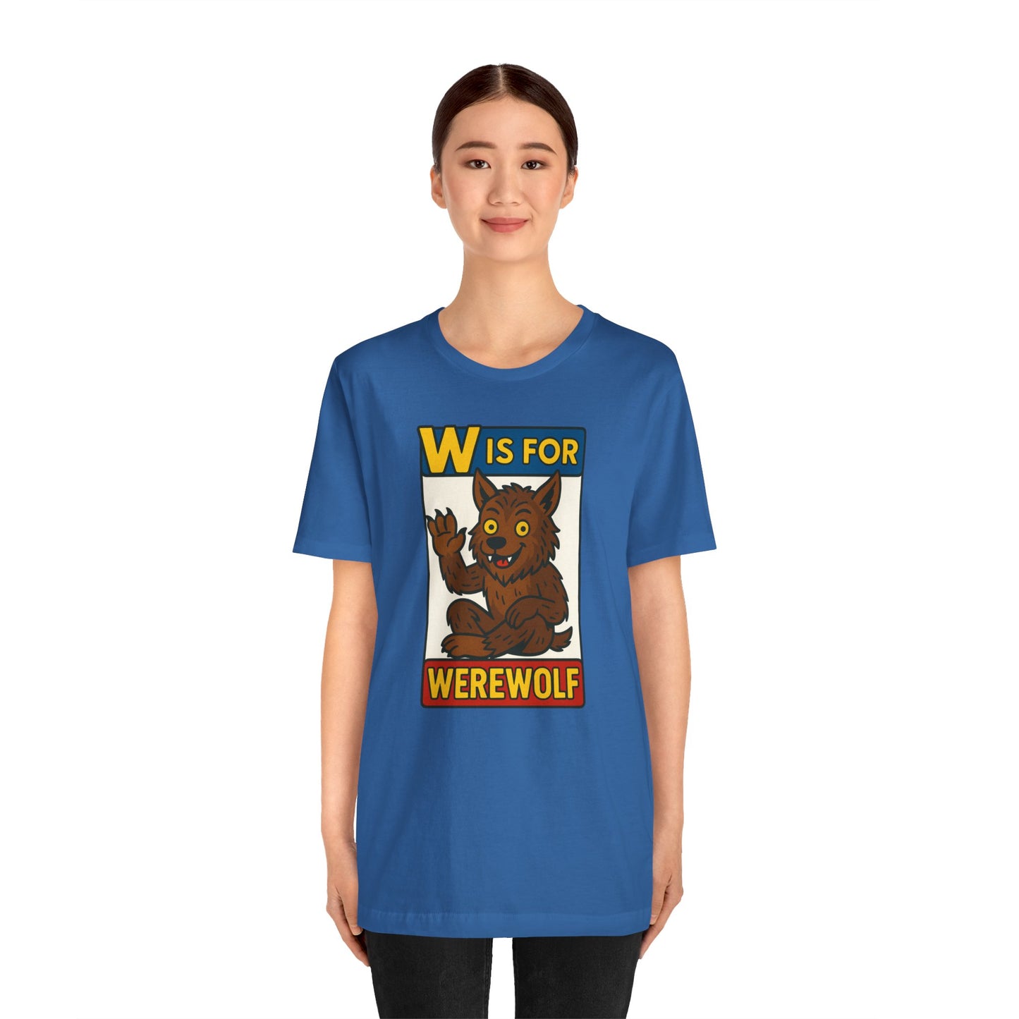 W Is for Werewolf T-Shirt – Cute Werewolf Shirt from Monster Alphabet