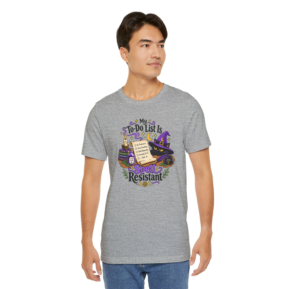 My To-Do List Is Spell Resistant T-Shirt – Funny Witchy ADHD Tee