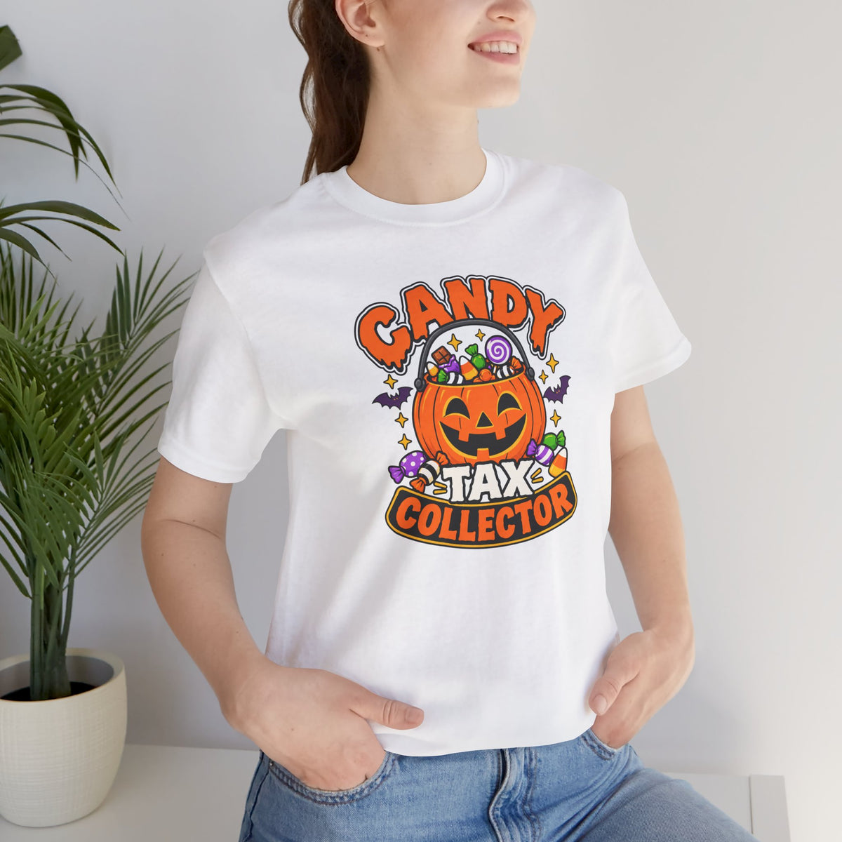 Candy Tax Collector T-shirt - Funny Halloween Trick-or-Treat Tee