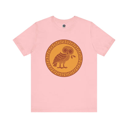 Athena’s Owl T-Shirt – Greek Mythology Bird Tee