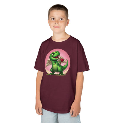 Cupidsaurus Rex Kids T-Shirt – Cute Dinosaur Valentine’s Day Tee for Kids