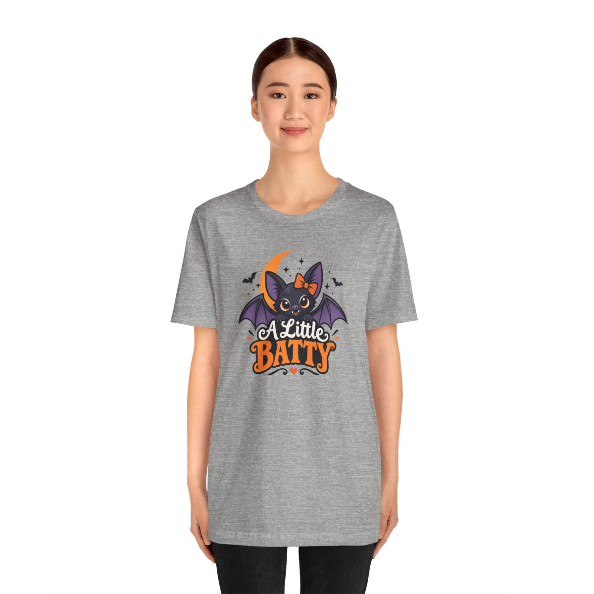A Little Batty T-shirt - Cute Funny Halloween Bat Tee