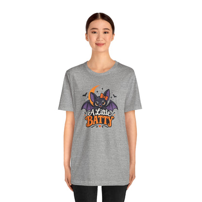 A Little Batty T-shirt - Cute Funny Halloween Bat Tee