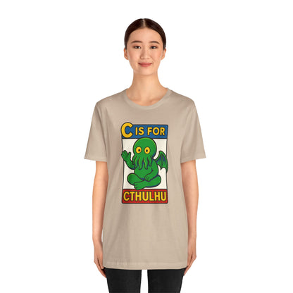 C is for Cthulhu Graphic Tee – Funny Cthulhu Shirt