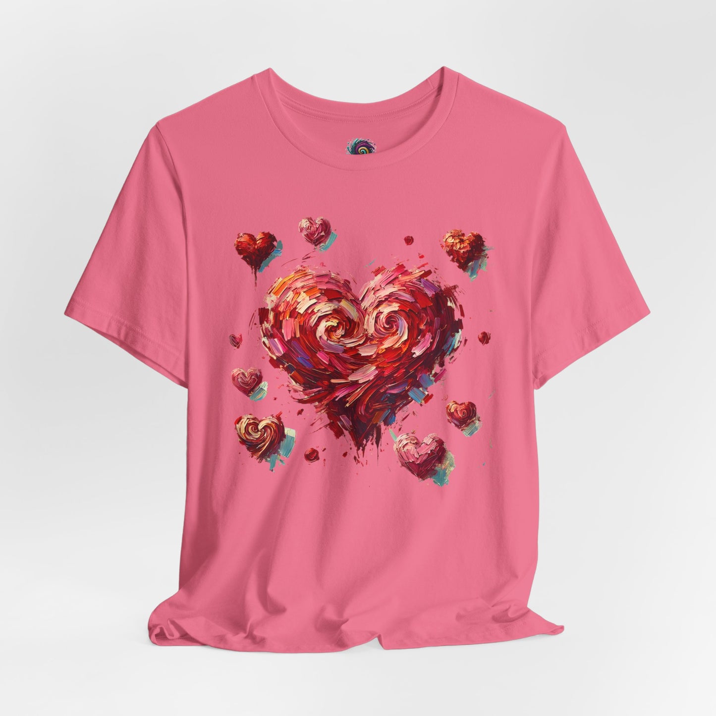 Impressionistic Heart T-Shirt – Artistic Valentine's Day Tee