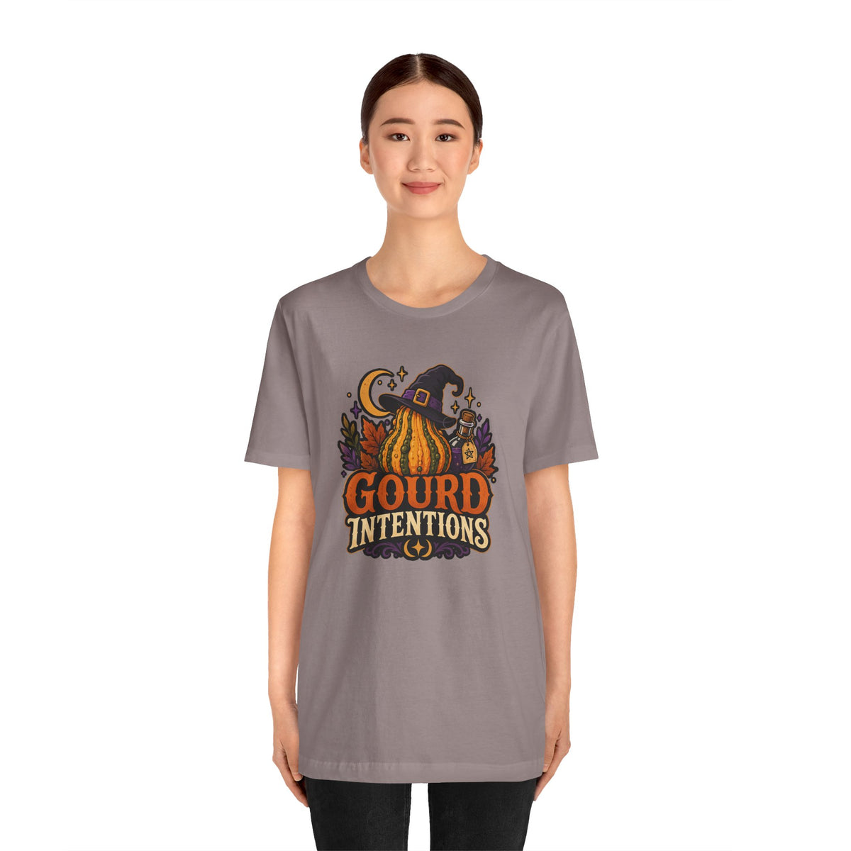 Gourd Intentions T-Shirt – Funny Witchy Fall Pumpkin Tee