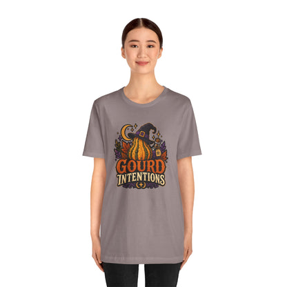 Gourd Intentions T-Shirt – Funny Witchy Fall Pumpkin Tee